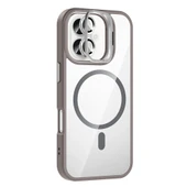 iPhone 17 Kılıf Remim Magsafe Lensli Kamera Standlı Kapak - 2