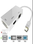MiniDP to VGA-HDMI-DVI Çevirici Dönüştürücü Adaptör thumbnail 4
