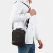 Lederax Kanvas Kumaş El Çantası ve Omuz Çantası NWP553 thumbnail 2