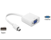MiniDP Mini DisplayPort To VGA Dönüştürücü Çevirici Adaptör Mini Display Port'dan Vga'ya thumbnail 1