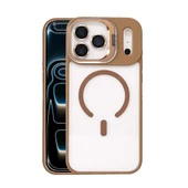 iPhone 17 Pro Max Kılıf Remim Magsafe Lensli Kamera Standlı Kapak - 8