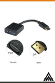 Anunnaki DisplayPort to VGA Çevirici Dönüştürücü - Full HD 1080p / 60Hz Adaptör thumbnail 3