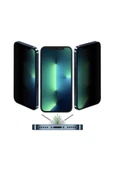Iphone 12 Mini Mat Hayalet Ekran Gizli Privacy Tam Kaplayan Kırılmaz Cam Seramik Nano Ekran Koruyucu - 2