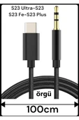 Samsung Galaxy S23 Ultra S23 S23 Plus S23 Fe Aux Kablo Type C Aux Kablo Tak Çalıştır Dac Çipli - 1