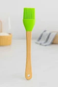 Mucit Home 3'lü Bambu Saplı Silikon Spatula Seti Yumurta Fırçası - 6