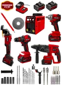 Alman Profosyonel Turbo Kaynak Makinesi Süper 4'lü Set - 1