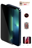 Iphone 12 Mini Mat Hayalet Ekran Gizli Privacy Tam Kaplayan Kırılmaz Cam Seramik Nano Ekran Koruyucu - 1