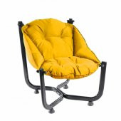 Kolay Kurulum Ergonomik Paşa Bahçe Keyif Koltuğu (Sarı) - 1