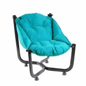 Kolay Kurulum Ergonomik Paşa Bahçe Keyif Koltuğu (Turkuaz) - 1