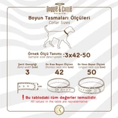 Doggie Konfor Seri Dokuma Köpek Boyun Tasması 5x50-60cm Kırmızı thumbnail 2