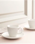 Madame Coco Loris 6 Kişilik Kahve Fincan Takımı, Beyaz, 90 ml thumbnail 1