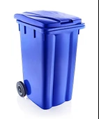 Omnipazar SY-6510 Tekerlekli Kapaklı Plastik Çöp Konteyneri 240 lt - 7