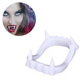 Beyaz Renk Çift Damak Takma Vampir Dişi thumbnail 4