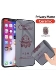 Iphone 11 Pro Mat Hayalet Ekran Gizli Privacy Tam Kaplayan Kırılmaz Cam Seramik Nano Ekran Koruyucu thumbnail 4