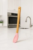 Mucit Home 3'lü Bambu Saplı Silikon Spatula Seti Yumurta Fırçası - 5