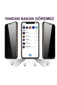 Samsung A02s Uyumlu Hayalet Ekran Privacy Gizlilik Tam Kaplayan Kırılmaz Koruyucu Cam hypr113 - 2