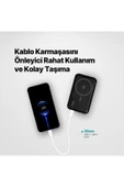 Usb-c - Usb-c 30cm 65w Pd/qc Hızlı Şarj/data Kablosu Beyaz Beyaz thumbnail 4