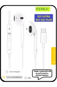 Galaxy S22 Ultra S22 S22 Plus Kulaklık Type C Kulaklık Kablolu Tak Çalıştır - 1