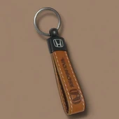 Honda Yazılı Ve Logolu Anahtarlık (KAHVERENGİ) TERMO DERİ thumbnail 1