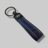 Hyundai Yazılı Ve Logolu Anahtarlık (LACİVERT) TERMO DERİ thumbnail 1