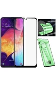 Samsung A31 Seramik Nano Esnek Tam Full Kaplayan Kırılmaz Cam Ekran Koruyucu thumbnail 2