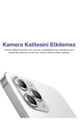 Iphone 11 Pro Max Uyumlu  Kamera Koruyucu Lens Mercek Metal Çerçeveli 3lü Set Gümüş Gri-silver thumbnail 6