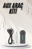 Yeni Nesil Bluetooth Aux Araç Kiti Siyah TV Tablet Telefon Araç Araba thumbnail 1