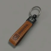 Honda Yazılı Ve Logolu Anahtarlık (KAHVERENGİ) TERMO DERİ thumbnail 3