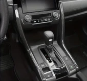 HONDA CİVİC FC5 FK7 2016 2021 model SEDAN HATCHBACK Vites Kolu Sol ve Sağ Trim KARBON AKSESUAR thumbnail 2