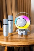 Çocuklara Özel Kablosuz Bluetooth Bağlantılı Karaoke Mikrofon - 2