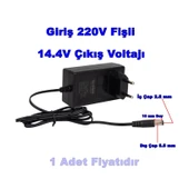 WEKO 14.4V Dc 2A Li-On Şarjlı Matkap ve Şarjlı Süpürge Şarj Aleti (5.5x2.5 Jaklı 14.4 Volt 2 Amper 2000 mA) - 2