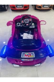 Audi Turhan Bebe Çocuk Araç Gereçleri Pembe Renk 12 Volt Akülü Araba 0-6 Yaş - 3