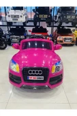Audi Turhan Bebe Çocuk Araç Gereçleri Pembe Renk 12 Volt Akülü Araba 0-6 Yaş - 5