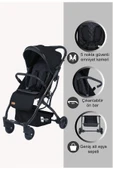 TURHAN BEBE Mimma Kabin Boy Travel Sistem Ekstra Pedli Katlanabilir Bebek Arabası Puset thumbnail 6