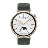 Sneezy Huawei Watch GT4 41mm İle Uyumlu 18mm Metal Klips Solo Fiberlink Örgü Kordon  Haki thumbnail 4