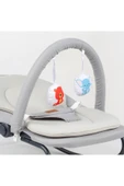 TURHAN BEBE Lüx Oyuncaklı Kademe Ayarlı Ana Dizi Ev Tipi Ana kucağı Anne Yanı Beşik - 2