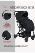 TURHAN BEBE Mimma Kabin Boy Travel Sistem Ekstra Pedli Katlanabilir Bebek Arabası Puset thumbnail 4
