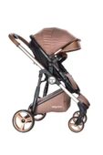 Baby Care Crom Travel Sistem Bebek Arabası Kahverengi st452 thumbnail 3