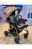 TURHAN BEBE 3 Kademe Yatış Pozisyonu Bardaklı Çift Yönlü Bebek Arabası - 1
