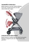 Convers Neva Yeni Nesil Cabin Çifyön Bebek Arabası Bej - 5