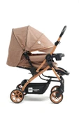 Mimma Baby MB-140 LİFE GOLD & SİYAH ÇİFTYÖNLÜ BEBEK ARABASI & TAŞIMA PUSET - 4