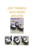 TURHAN BEBE Yeni Doğan Çeyiz Seti Bebek Arabası + Anne Yanı Beşik + Yürüteç +Mama Sandalyesi + ANA DİZİ - 6