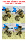 TURHAN BEBE Yeni Doğan Çeyiz Bebek Arabası+Puset+Park Beşik+Yürüteç+Ana Dizi+Oyun Halısı+Mama Sandal.+Baby Nest - 2