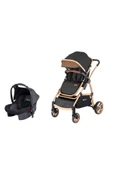 Baby Care Bc-310 Safari Trio Travel Bebek Arabası Puset Gold-siyah ( Z ) thumbnail 1