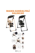 TURHAN BEBE Yeni Doğan Çeyiz Seti Bebek Arabası + Anne Yanı Beşik + Yürüteç +Salıncak+ Ana Dizi - 4