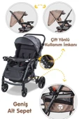 Baby Care 2024 Yeni Nesil Maxi Pro Çift Yönlü Bebek Arabası thumbnail 4