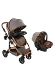 Mamma Grande 6 in 1 Yeni Nesil Mama Tablalı Çift Yönlü Amortisörlü Travel Sistem Bebek Arabası - 1