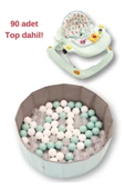 miracool Yürüteç / Top Havuzu / 90 Adet Top Dahil / Katlanır Aktivite Alanı - 1