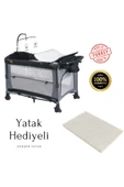 Mamma Maximum Anne Yanı Organizerli Dönenceli Cibinlikli Park Yatak 70x110cm (Sünger Yatak Hediyeli) - 1
