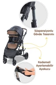 Baby Care Moda bebekler baby care Bc 340 Bora Cross Travel Bebek Arabası Yağmurluk Hediyeli - 7